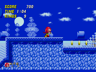 Screenshot Thumbnail / Media File 1 for Sonic & Knuckles + Sonic the Hedgehog 2 (World) [Hack by Hachelle-Bee v1.8] (Long Version)